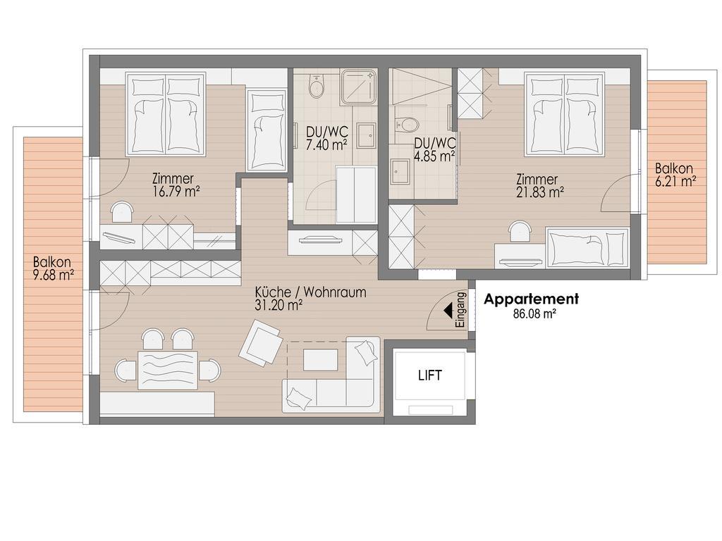 Lux Appartements Ischgl Quarto foto